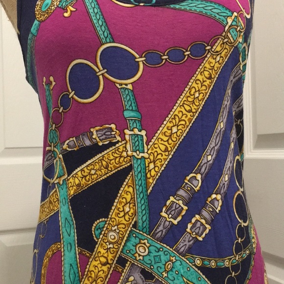 Hi Low Maxi Belt Chain Summer Dress - Picture 7 of 8